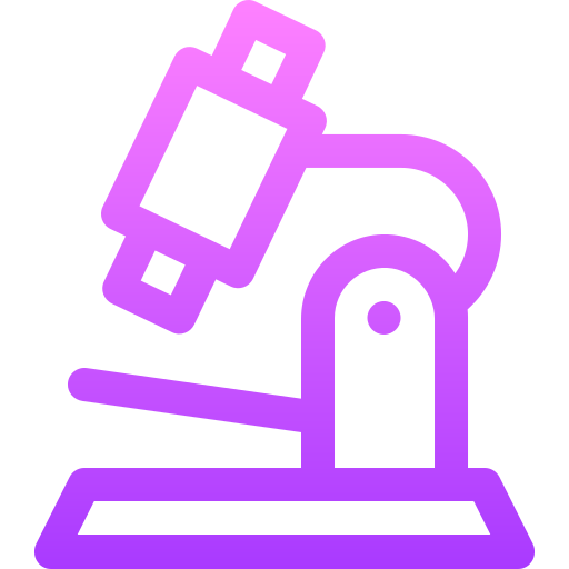 현미경 Basic Gradient Lineal color icon