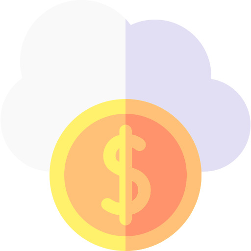 bankowość w chmurze Basic Rounded Flat ikona