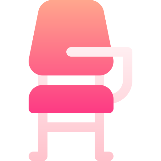 cadeira Basic Gradient Gradient Ícone