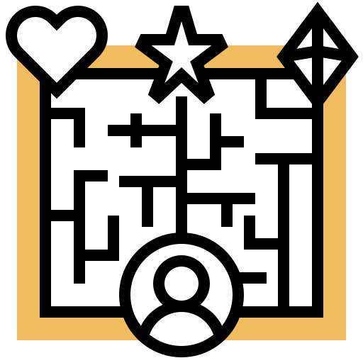 labirynt Meticulous Yellow shadow ikona