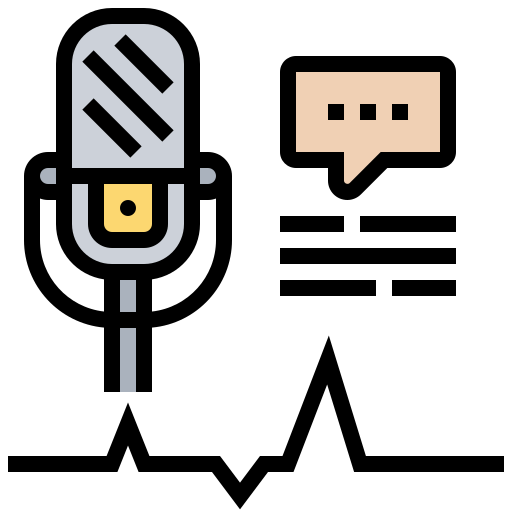 mikrofon Meticulous Lineal Color ikona