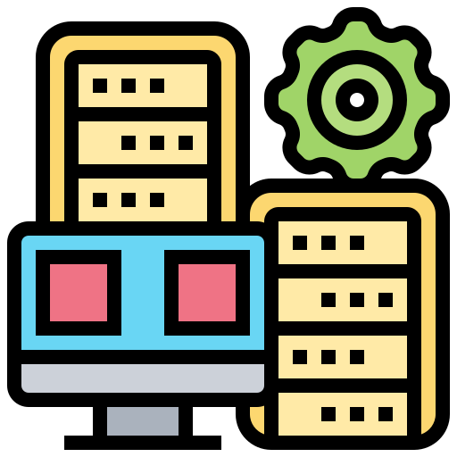 Data center Meticulous Lineal Color icon