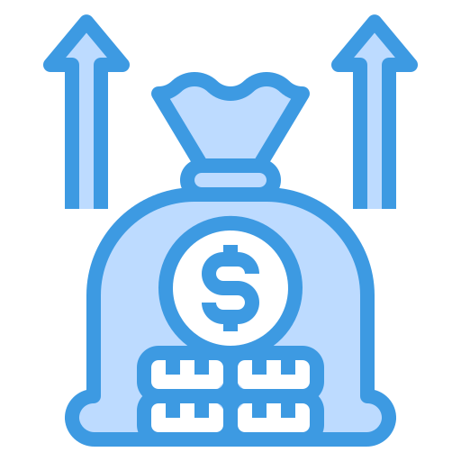 Income itim2101 Blue icon