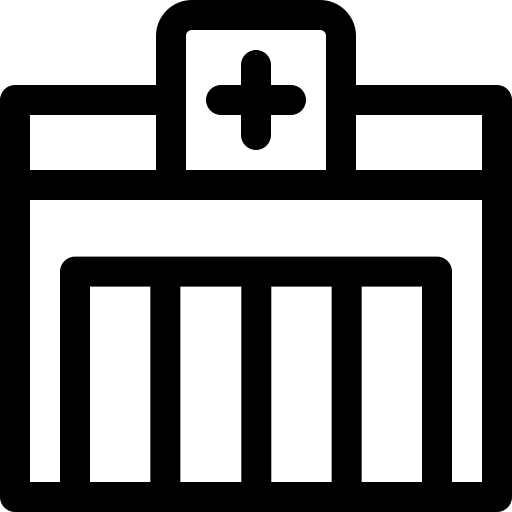 ospedale Basic Rounded Lineal icona