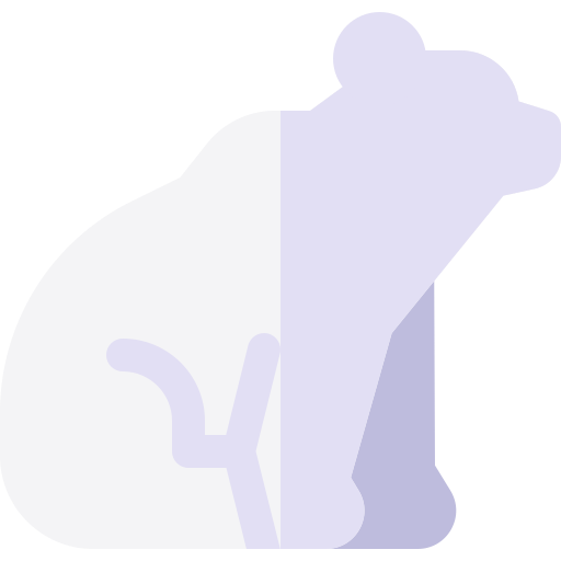 ijsbeer Basic Rounded Flat icoon