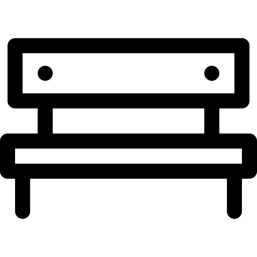 panca Basic Rounded Lineal icona