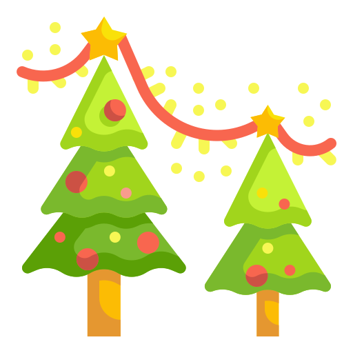 Christmas tree Wanicon Flat icon