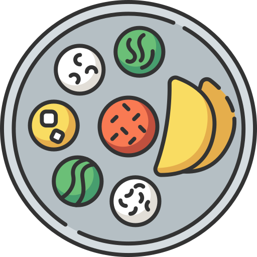 食べ物 Generic Outline Color icon