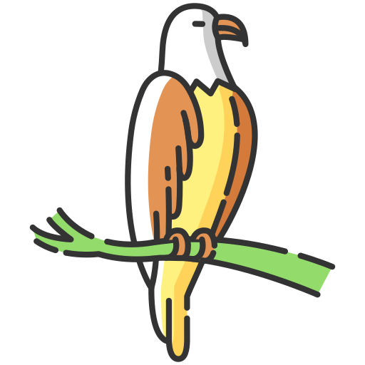 Eagle Generic Thin Outline Color icon