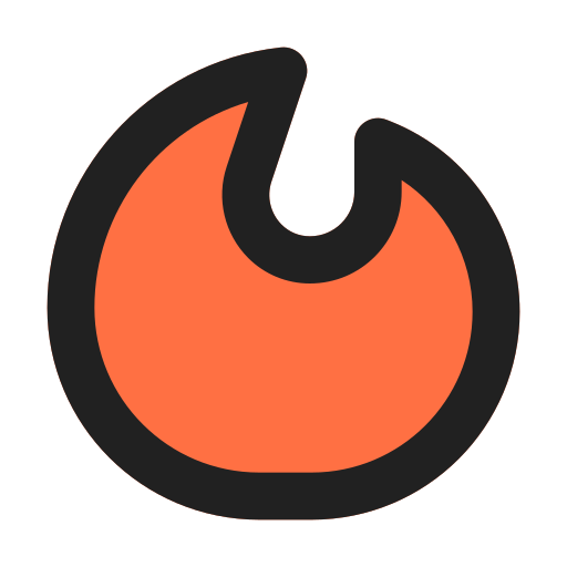 ogień Generic Outline Color ikona