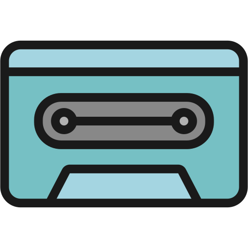 kaseta radiowa Generic Outline Color ikona