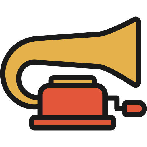 fonograf Generic Outline Color ikona
