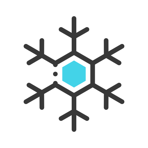 płatek śniegu Generic Fill & Lineal ikona