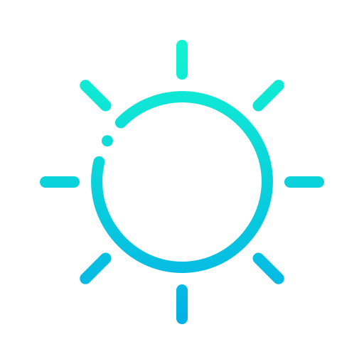 태양 Generic Gradient icon