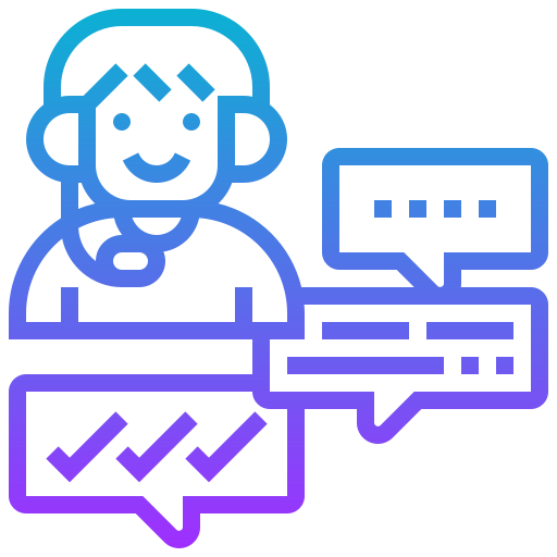Chat Meticulous Gradient icon