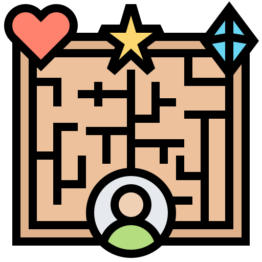 Maze Meticulous Lineal Color icon