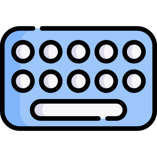 Keyboard Special Lineal color icon