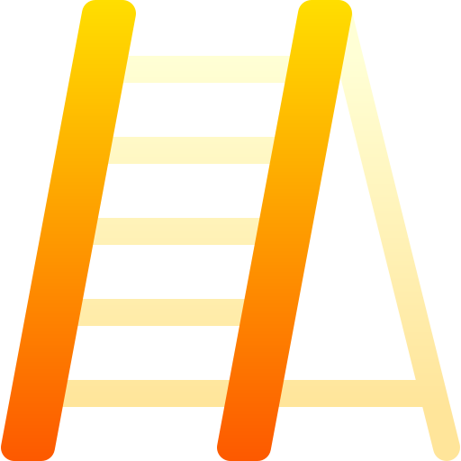 escada Basic Gradient Gradient Ícone
