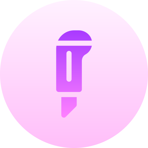 カッター Basic Gradient Circular icon