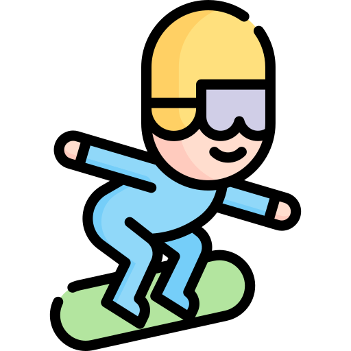 Snowboarder Special Lineal color icon
