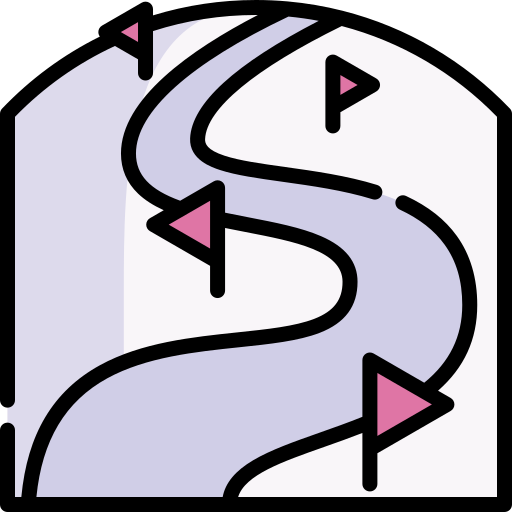 slalom Special Lineal color icono
