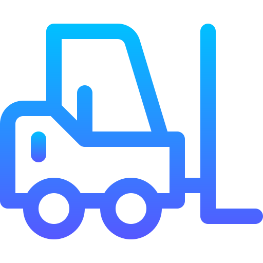 Forklift Basic Gradient Lineal color icon