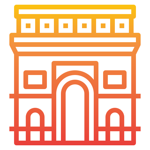 Триумфальная арка itim2101 Gradient иконка