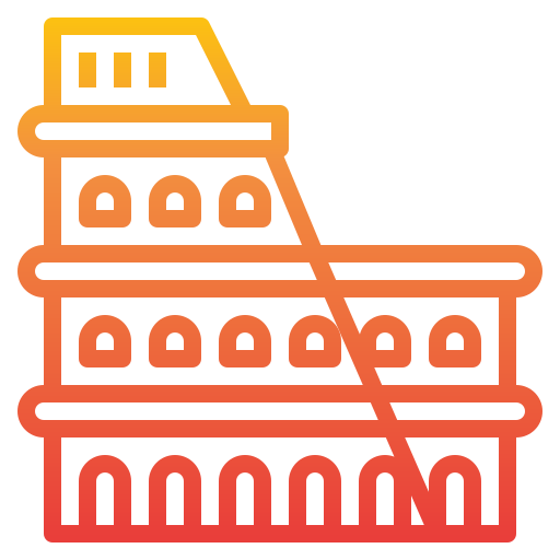colosseum itim2101 Gradient icoon