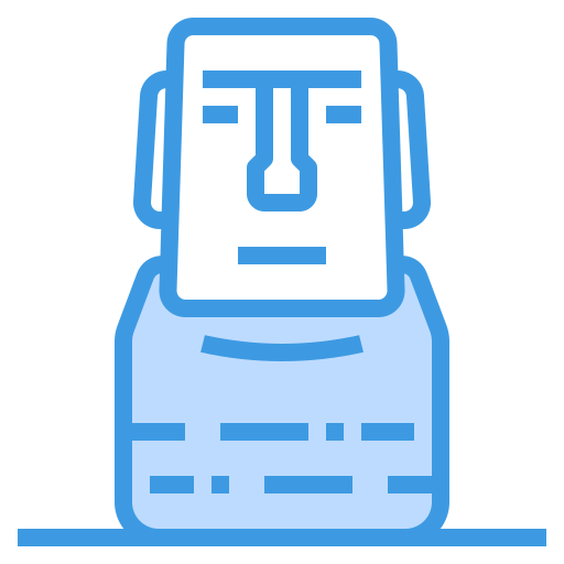 moai itim2101 Blue ikona