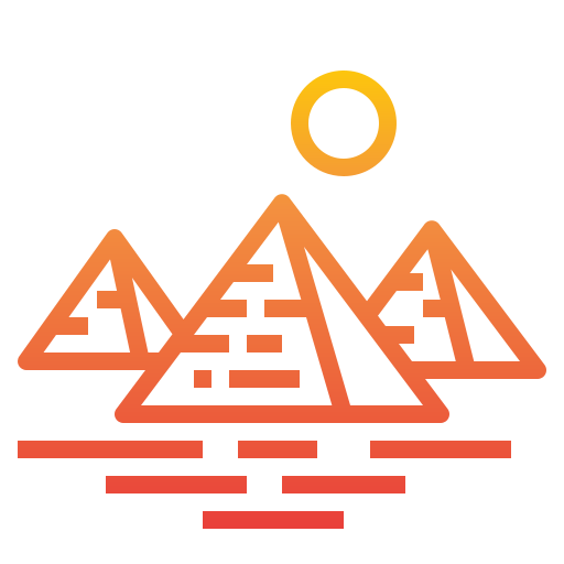 pyramide itim2101 Gradient icon