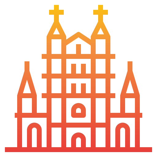 katedra Świętego brawa itim2101 Gradient ikona