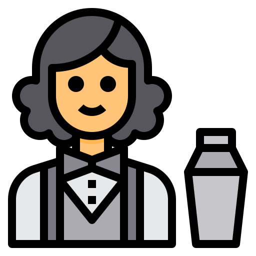 Bartender itim2101 Lineal Color icon