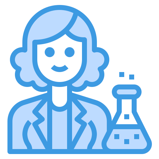 wissenschaftler itim2101 Blue icon