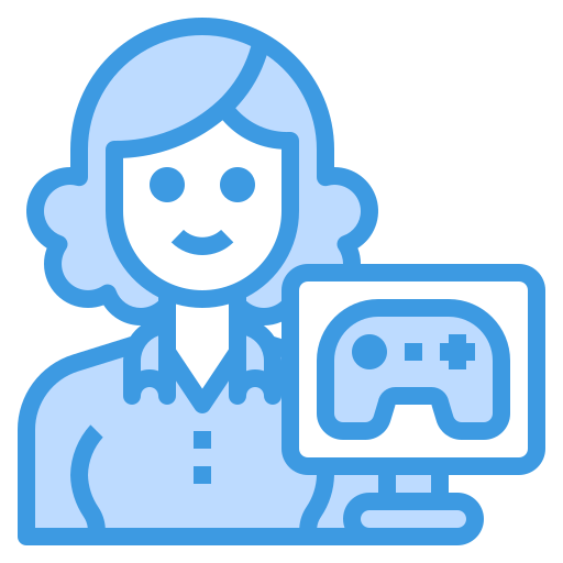 gamer itim2101 Blue icoon