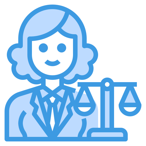 Lawyer itim2101 Blue icon