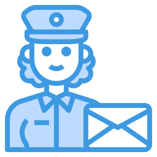 Postwoman itim2101 Blue icon