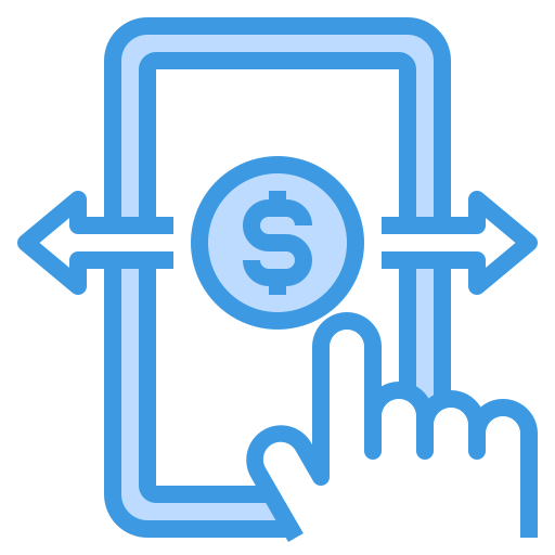 services bancaires en ligne itim2101 Blue Icône