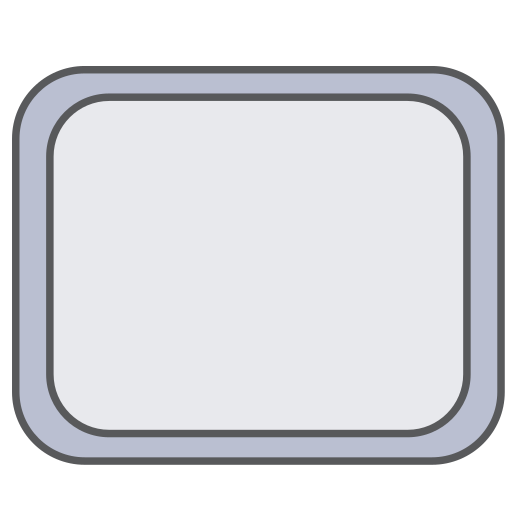 와이드 스크린 Generic Outline Color icon