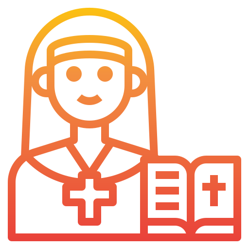 수녀 itim2101 Gradient icon