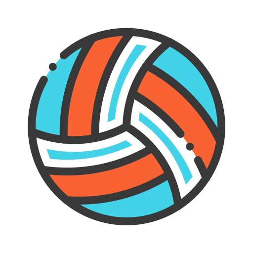 Волейбольный мяч Generic Fill & Lineal иконка