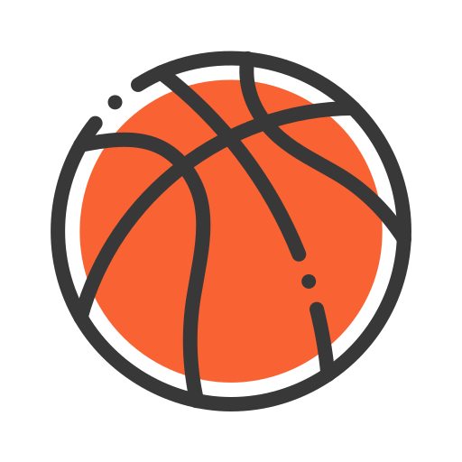 Баскетбольный мяч Generic Fill & Lineal иконка