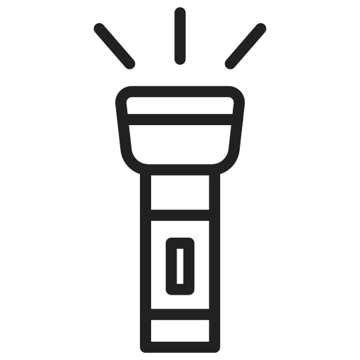 taschenlampe Generic Detailed Outline icon