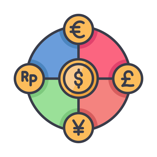 Currency Generic Outline Color icon