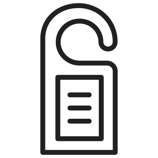 colgador de puerta Generic Detailed Outline icono