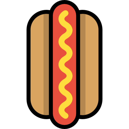 hot dog Special Lineal color icona