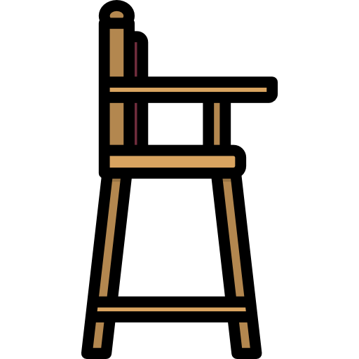 High chair Special Lineal color icon