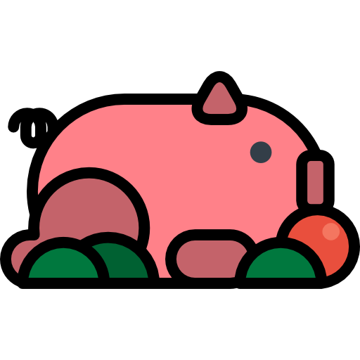 돼지 고기 Special Lineal color icon
