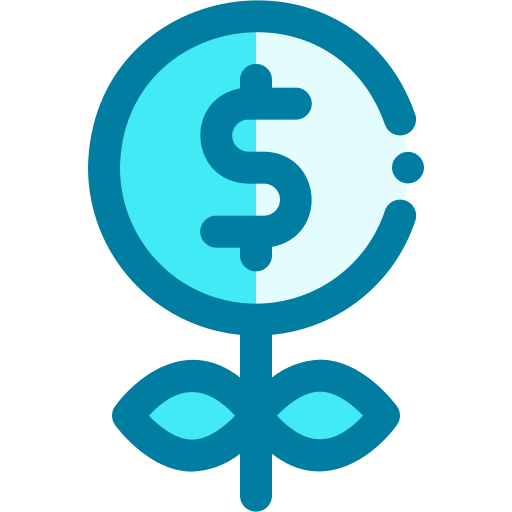 Investment Generic Blue icon