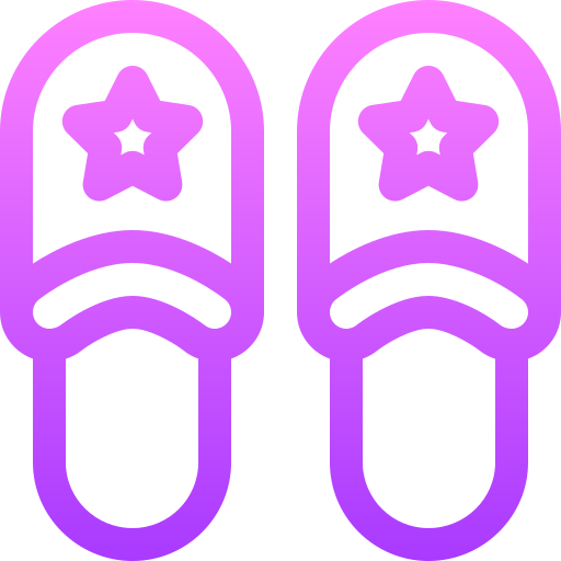 Slippers Basic Gradient Lineal color icon
