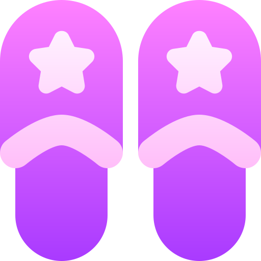 슬리퍼 Basic Gradient Gradient icon